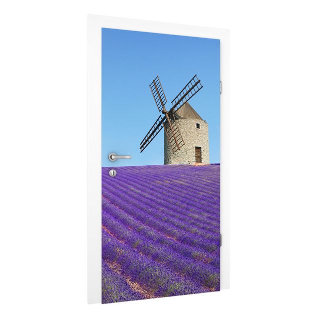 Dörrtapeter papper blommor  Lavender Scent In The Provence