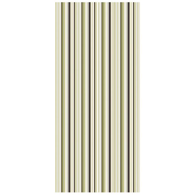 Tapeter modernt Stripe Pattern Green Tones