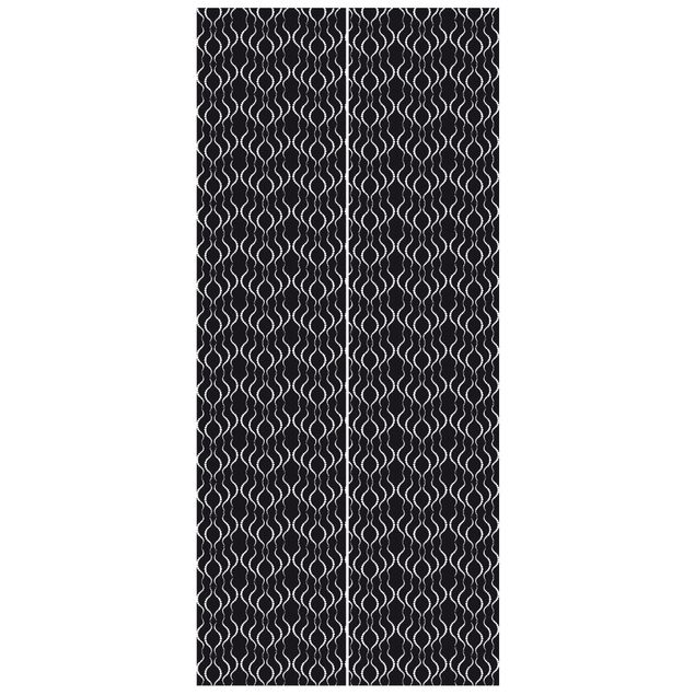 Fototapeter svart och vitt Dot Pattern In Black