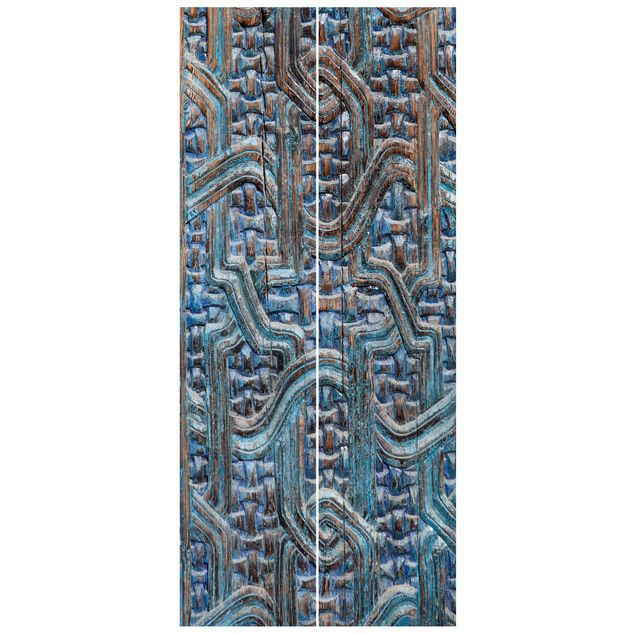 Tapeter modernt Door With Moroccan Carving