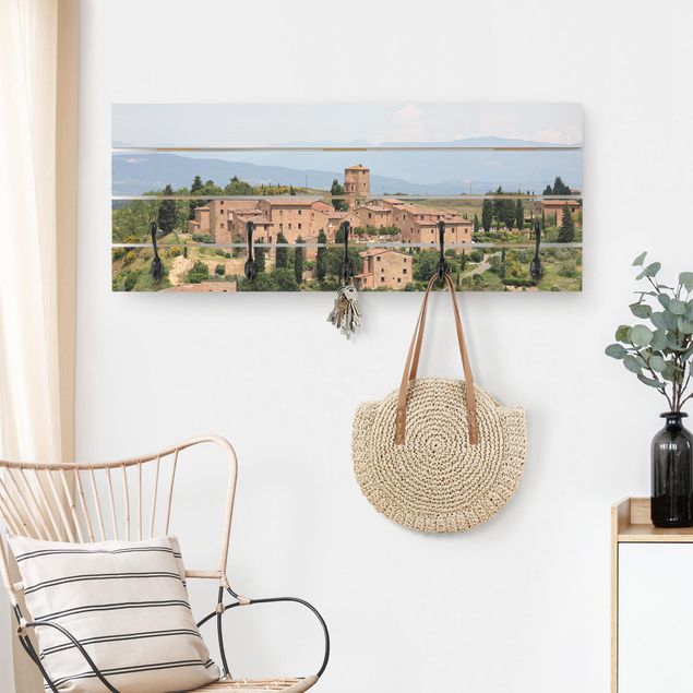 Klädhängare vägg arkitektur och skyline Charming Tuscany