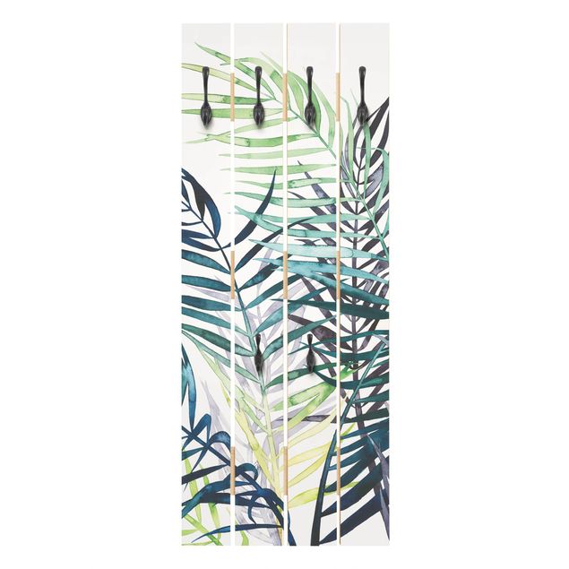 Klädhängare vägg grön Exotic Foliage - Palme