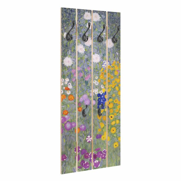 Klädhängare vägg shabby Gustav Klimt - Cottage Garden