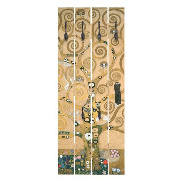 Klädhängare vägg landskap Gustav Klimt - The Tree of Life