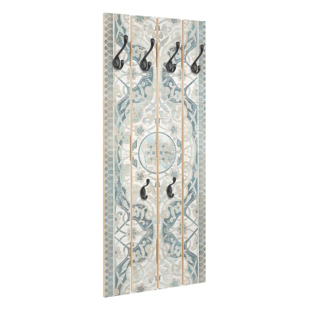 Klädhängare vägg Wood Panels Persian Vintage I