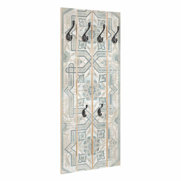 Klädhängare vägg Wood Panels Persian Vintage III