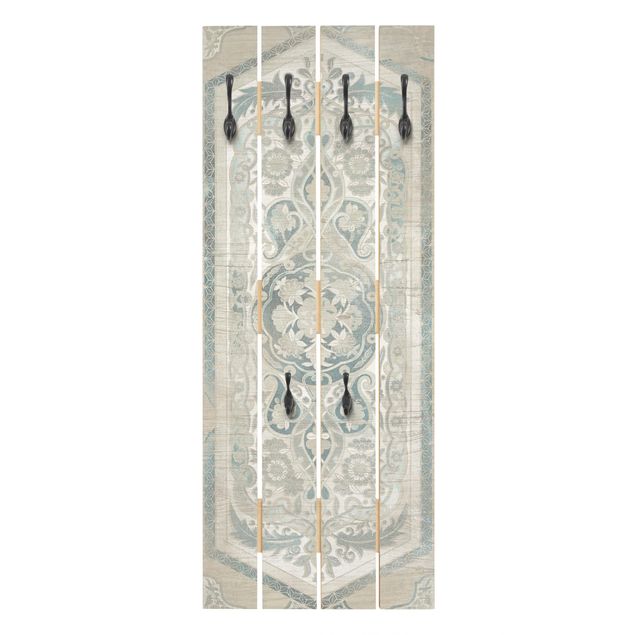 Klädhängare vägg vit Wood Panels Persian Vintage IV