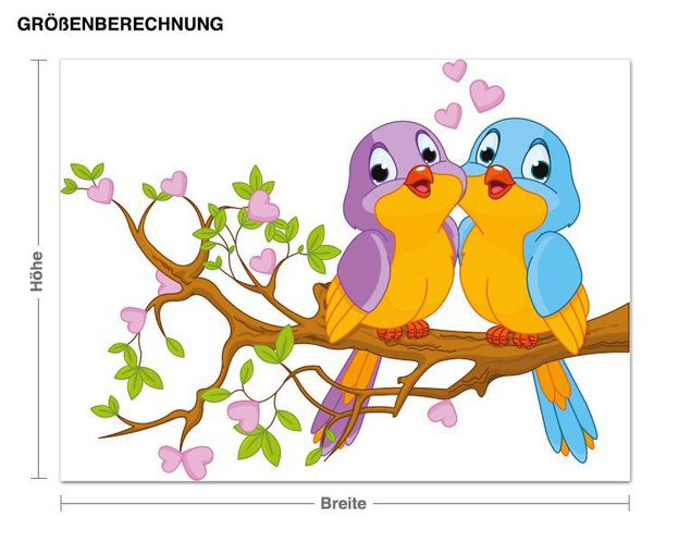 Kök dekoration Birds in Love