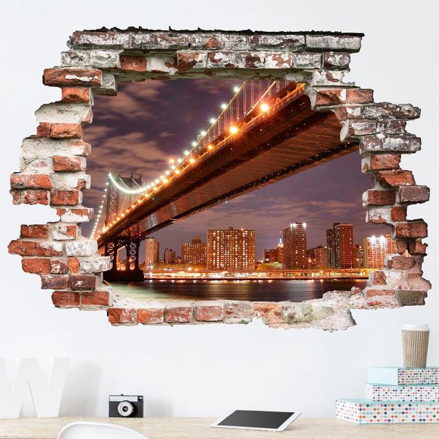 Autocolantes de parede New York Manhattan Bridge