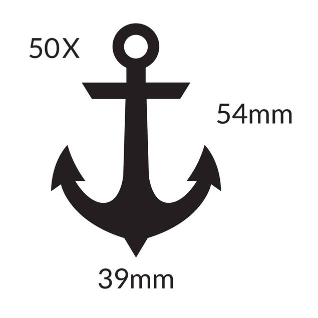 adesivos de parede Anchor - 50 Classic Anchors