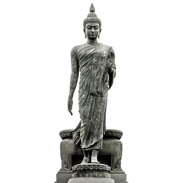 adesivos de parede Buddha Statue