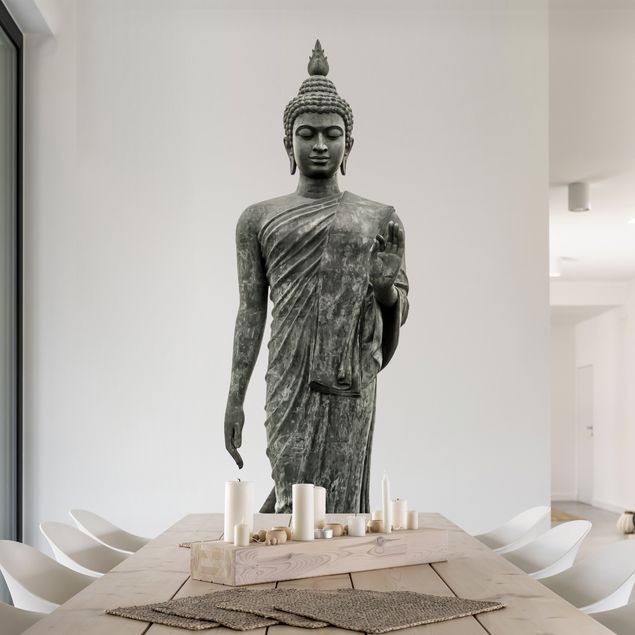 Autocolantes de parede zen Buddha Statue