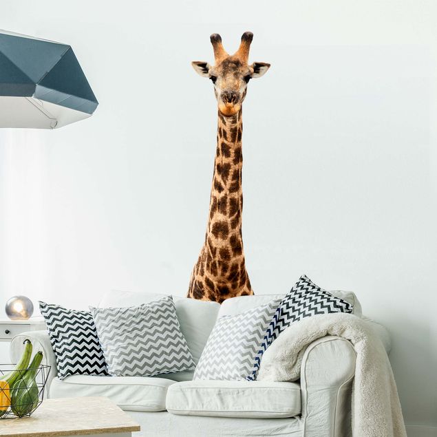 Wallstickers djur Giraffe head