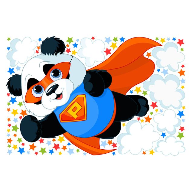 Inredning av barnrum Super Panda