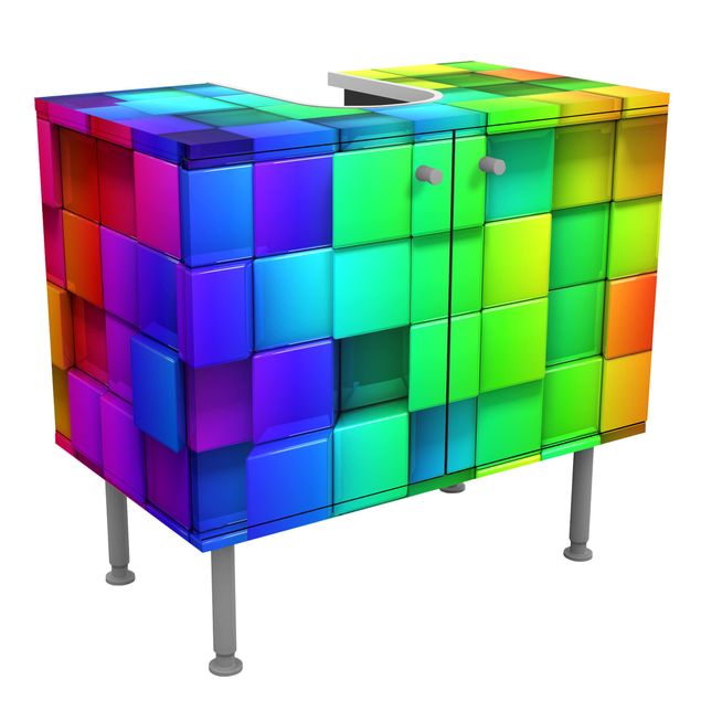 Inredning av barnrum 3D Cubes