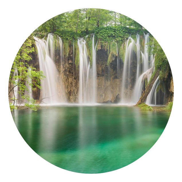 Fototapeter landskap Waterfall Plitvice Lakes