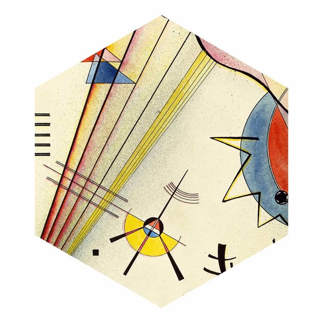 Hexagonala tapeter Wassily Kandinsky - Significant Connection
