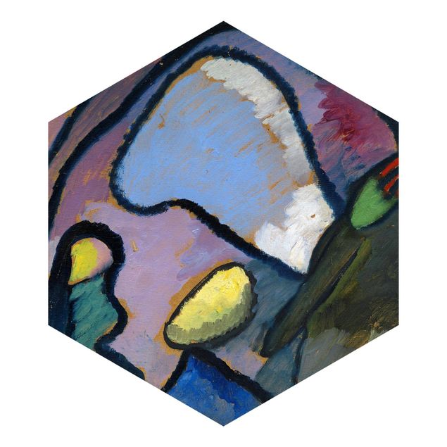 Hexagonala tapeter Wassily Kandinsky - Improvisation