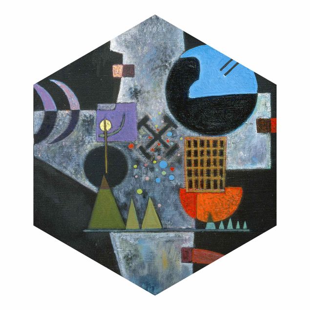 Hexagonala tapeter Wassily Kandinsky - Cross