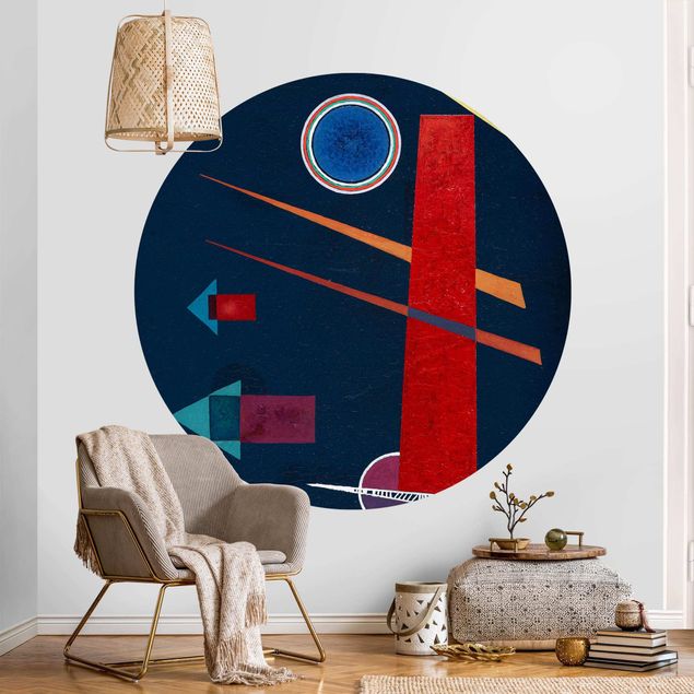 Konststilar Expressionism Wassily Kandinsky - Powerful Red