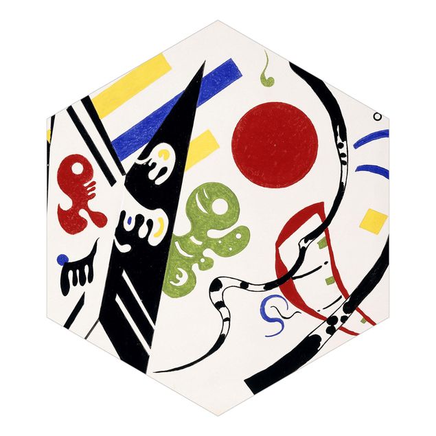 Hexagonala tapeter Wassily Kandinsky - Reciproque