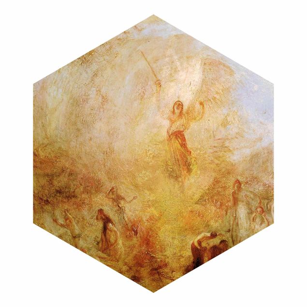 Hexagonala tapeter William Turner - The Angel Standing in the Sun