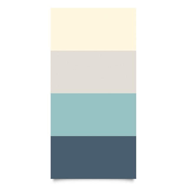 Självhäftande folier turkos Cosy Colours Stripes Lagoon - Cashmere Sand Pastel Turquoise Slate Blue