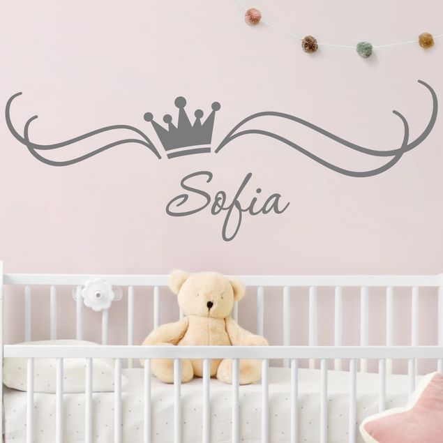 Wallstickers Customised text-crown