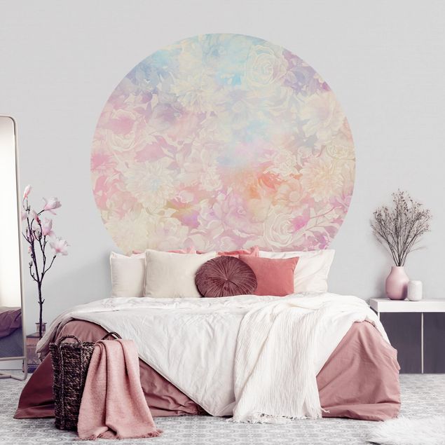 Fototapeter rosor Delicate Blossom Dream In Pastel